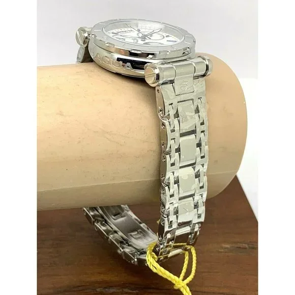 Invicta Women's Watch 24427 Subaqua Silver Tone Stainless Quartz MOP White Dial - Picture 9 of 12